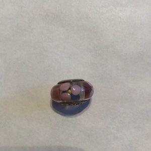 Pandora purple flowers charm